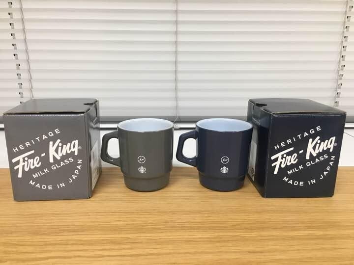 Two color set gray navy Starbucks Fragment Fire King Mug | eBay