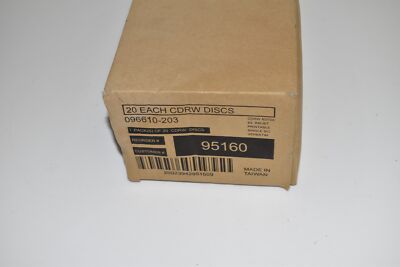 ^^ Verbatim Printable 4x CD-RW Discs 95160 - Lot of 20 - New & Sealed (RRA67)