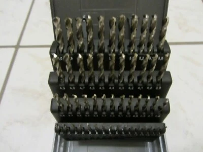 51 tlg HSS DIN Stahl Metallbohrer Bohrer Set Satz geschliffen Ø 1 - 6 mm 0,1mm