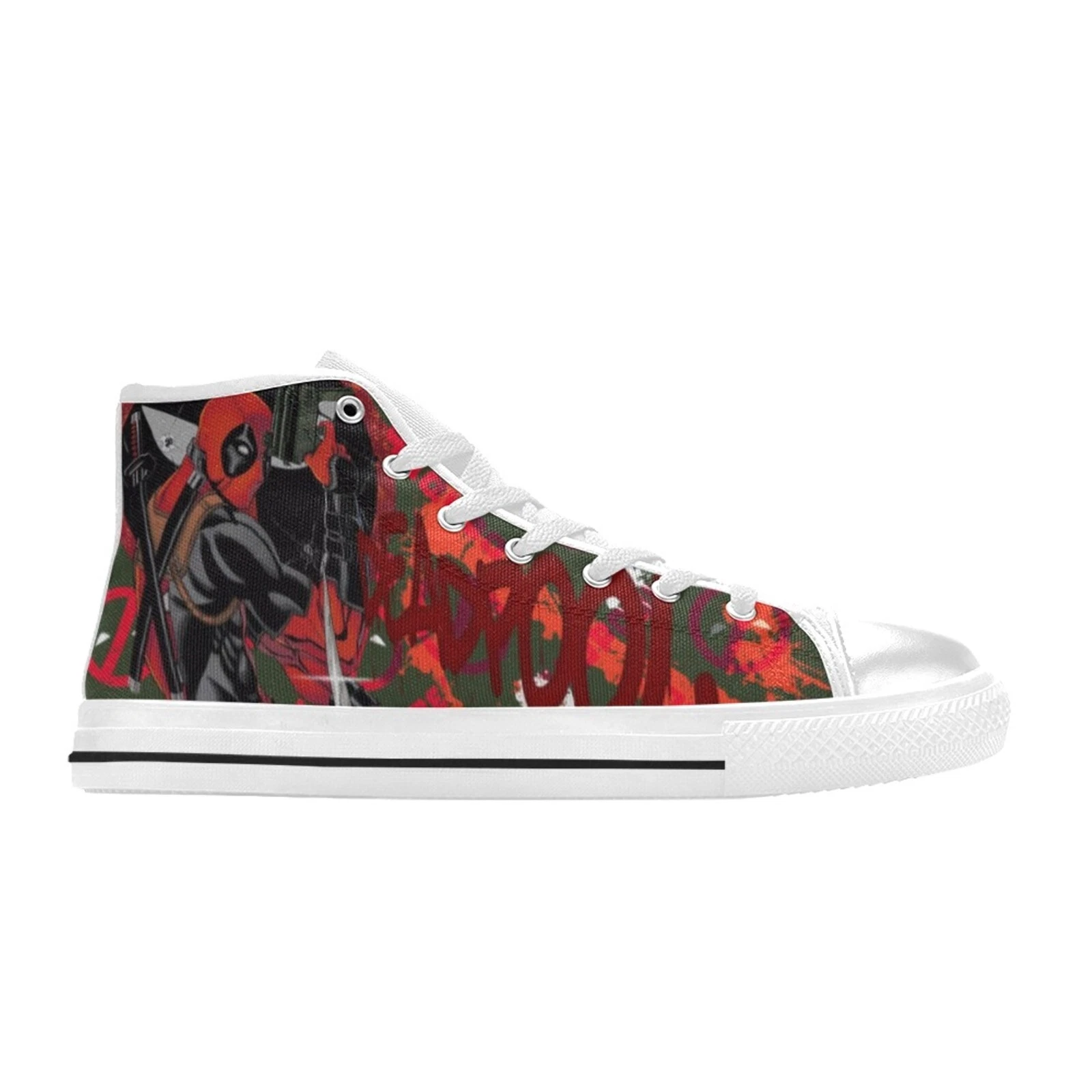 Deadpool High Tops Shoes Sneakers