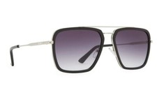 Dot Dash Rave-Up UV400 Sunglasses WOMEN'S MEN'S UNISEX SILVER/GREY CHROME