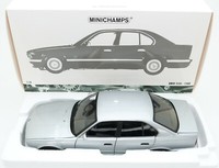BMW 535I Limouine E34 1988 Silber Silver Argento Met. Minichamps 100024005 1:18