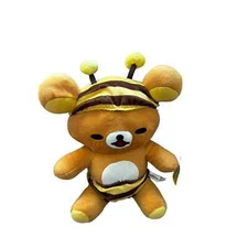 Rilakkuma Meets Honey Bee Plush Large Bear Bee 16” Stuffed Toy Round 1 NWT