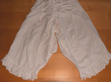 Stare majtki bielizna damska spodnie z pokrywką krok otwarty sprzed 1945 roku (14313)