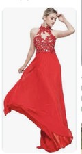 Red Prom Dress Brand New Size Large Aspeed