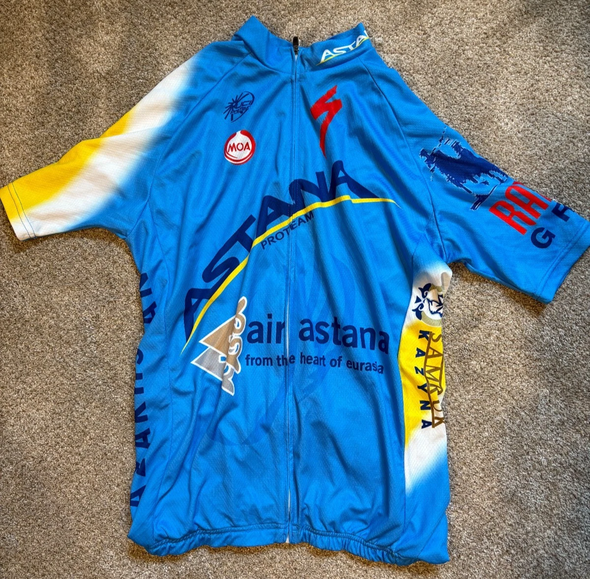 Maillot Cycliste Astana Moa 3 Taille S/M - Très Bon état - équipe Pro