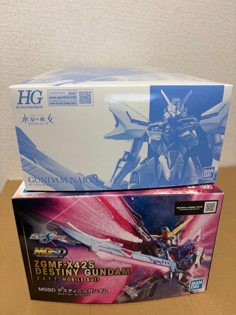 新品★MGSDデスティニーガンダム＋HG1/144ガンダムナイオン MGSD デスティニーガンダム【4573102720276】｜バンダイ（BANDAI）