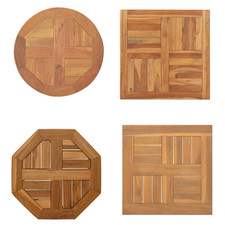 Tischplatte Holzplatte Massivholzplatte Ersatztischplatte Platte Massivholz Teak