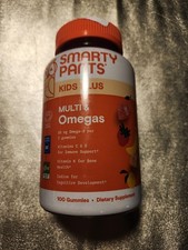 New Smarty Pants Kids Plus Multi Omegas - 100 Gummies - Sealed New Smarty Pants Kids Plus Multi Omegas - 100 Gummies - Sealed