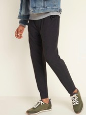 Old Navy Kid Boys Breathe On Tapered Pants Black Size Medium 8 