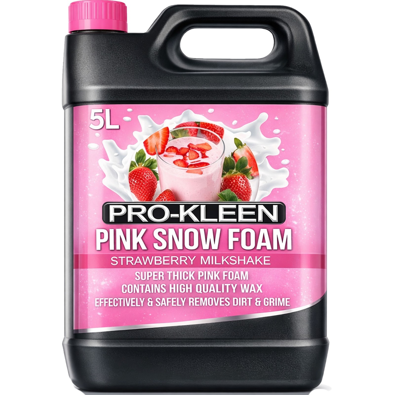 ProKleen Snow Foam Shampoo Car Wax Wash Detailing Vehicle pH Neutral Pink 5L