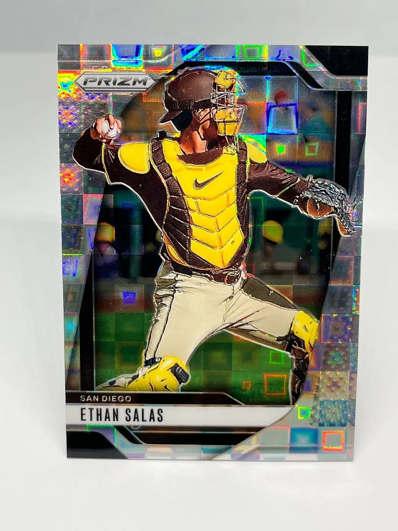 Ethan Salas 2025 Panini Prizm Pandora /199 Card #299 Padres