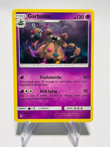 GARBODOR 2017 Pokemon Guardians Rising  Rare POKÉMON 51/145