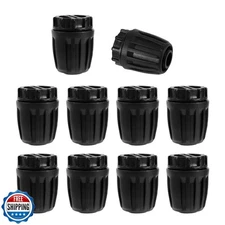 Tinoaly 10pcs 1/2 Inch Drip Irrigation End Caps, Anti-Drop Barbed Lock Nut En