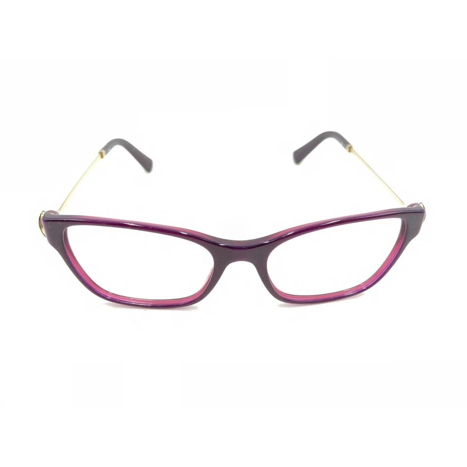 Bvlgari 4159-B 5426 Purple Gold Eyeglasses Frames 52-17 140 Italy Designer Women - Image 2 of 4
