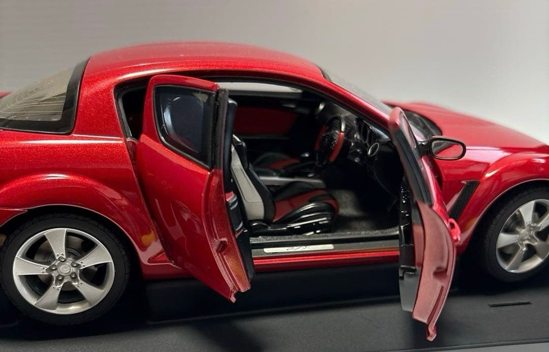 AUTOART Mazda RX-8 1/18 Scale Model Car Red Open Doors Authentic