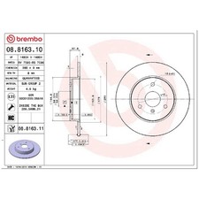 2x Bremsscheibe vorne für Smart Crossblade 450 Fortwo Roadster 452 26210634