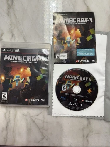 Minecraft PlayStation 3 Edition PS3 Mojang Complete w/Manual Tested