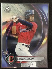 2022 Bowman Platinum Steven Kwan RC #66 Cleveland Guardians Rookie Card