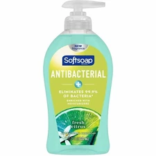 Softsoap Antibacterial Liquid Hand Soap, Fresh Citrus - 11.25 fluid ounce Green