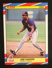 1988 FLEER Superstars JOE CARTER #6