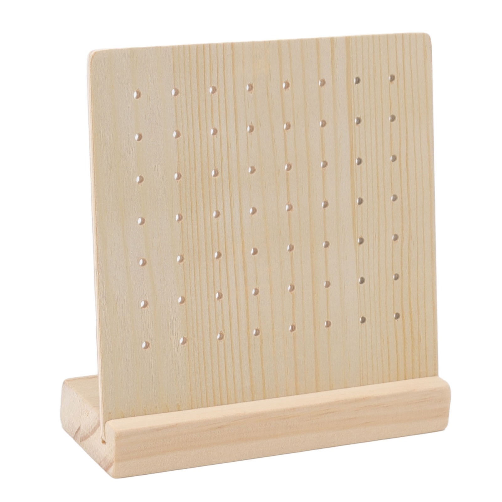 Earring Stud Display Pegboard Large Capacity Durable Wood Jewelry Display