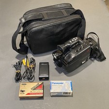 Panasonic Palmcorder IQ VHSC PV-IQ504 Camcorder WORKS Tested Read No Charger