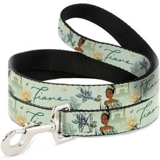 Dog Leash The Princess and the Frog Tiana Palace Pose with Script an (US IMPORT)