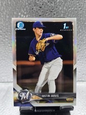 2018 Bowman Draft Chrome Justin Jarvis 1st Bowman Refractor #BDC-104!