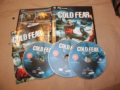 Cold Fear (PC CD-ROM, 2005) Ubisoft Survival Horror Videospiel 3-Disc komplett