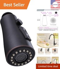 Oil Rubbed Bronze Kitchen Faucet Head - Easy to Install  Replace