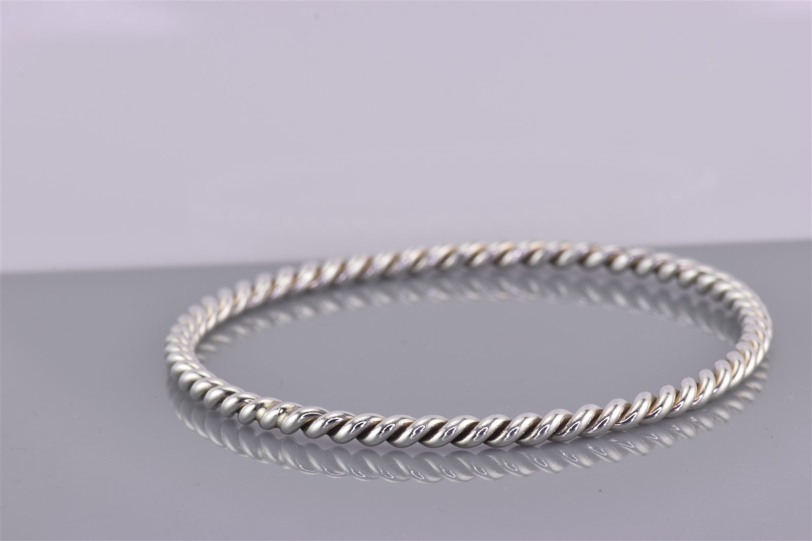 Sterling Silver 3mm Solid Twisted Cable Layering … - image 4