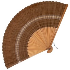 VTG Japanese Sensu Folding Fan Kyoto Bamboo  Washi Paper