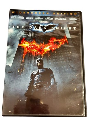 The Dark Knight Widescreen Edition 2008 DVD Christian Bale DC Comics Y2K