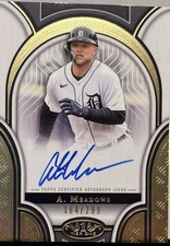 Austin Meadows 2023 Topps Tier One Prime Performers Auto /299 SP Tigers Rays