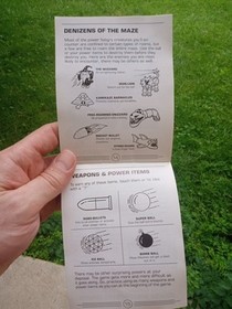 Super Glove Ball (Nintendo NES) Instruction Manual ONLY