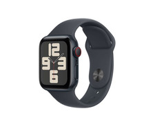 Image of Apple Watch SE 2nd Gen 40mm GPS Aluminum Case Midnight Sport Band S/M A2722