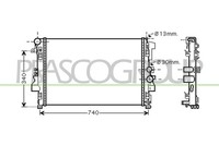 Prasco KüHler WasserküHler FüR Mercedes-Benz Viano CDI 2.2 Vito/Mixto Kasten