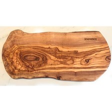 16" Rustic Olive Wood Bark Edge Charcuterie Board by Orchard Hardwoods- Platter
