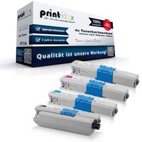 4X Nicht Originale Tonerkartuschen FüR Oki Mc 562 Dnw Color Toner Light
