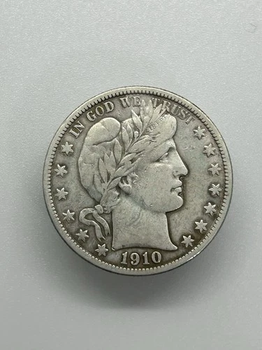 1910 S 50C Barber Half Dollar XF Details