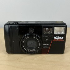 Nikon Tele Touch 35/70mm Macro AF Point Shoot Film Camera Black FOR PARTS ONLY