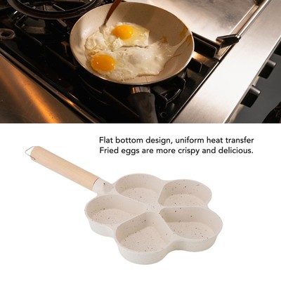 Egg Frying Pan Anti-Stick Flower Shape Einfach Zu Reinigen Omelette Skillet