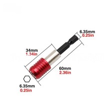 Screw Bit Extension Rod 14 Inch Quick Change Holder for 14 Shank Screws