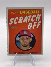 2019 Topps Heritage Yadier Molina #7 1971 Topps Baseball Scratch-Offs