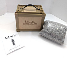 8x6x7 Worm Breathable Bait Box: for Fresh Nightcrawlers, USA Made with Bedding