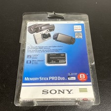 Sony 8GB Memory Stick PRO Duo Card Mark 2 - MS-MT8G NEW DAMAGED PACKAGE