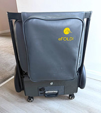 eFOLDi 3-Wheel Foldable Electric Mobility Scooter with Storage, Black