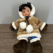 Artic Circle Enterprises Eskimo Girl Doll Vintage 