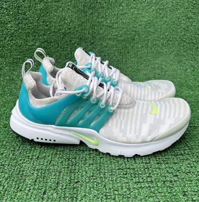Nike Trainers Presto White Aqua Knit Running Gym Shoes DM3193-100 GS Size 7Y